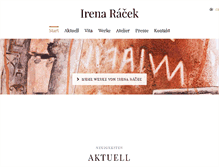 Tablet Screenshot of irena-racek.at